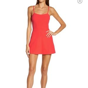 Alo Yoga courtside dress XXS red hot summer